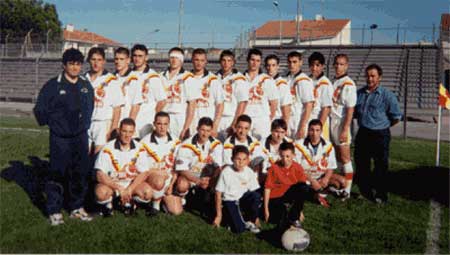 Equipe XIII CATALAN juniors 2000-2001