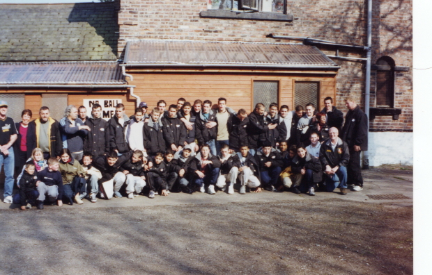 minimes cadets en Angleterre 2000 2001